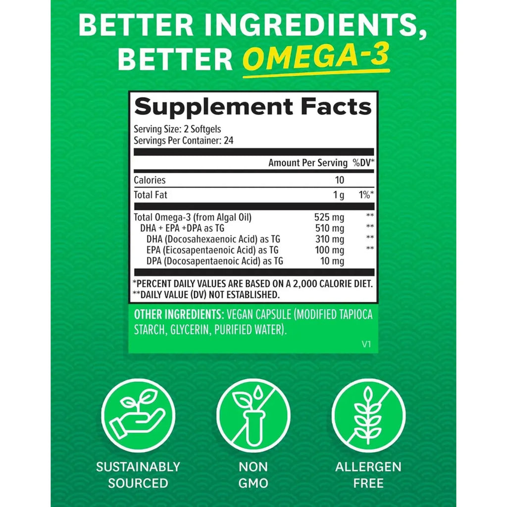 Zenwise Vegan Omega-3 48 Softgels