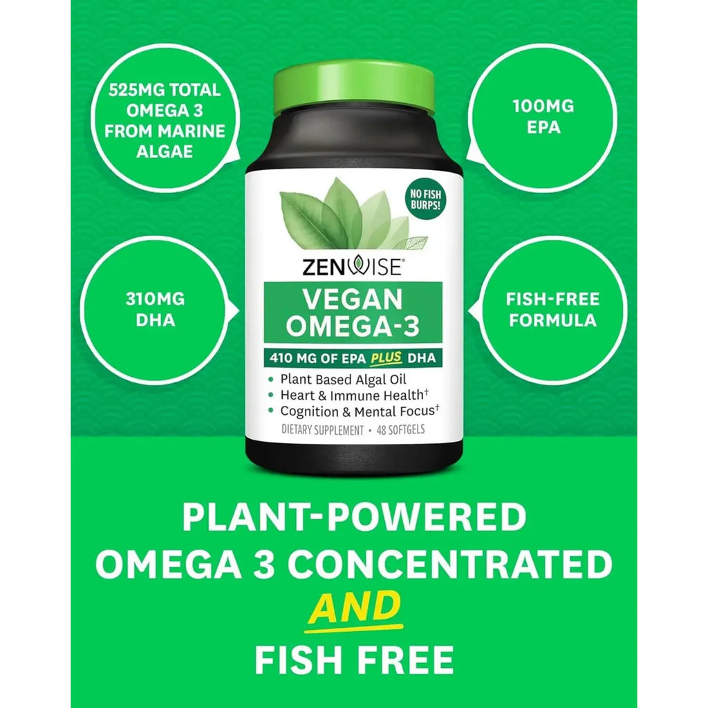 Zenwise Vegan Omega-3 48 Softgels