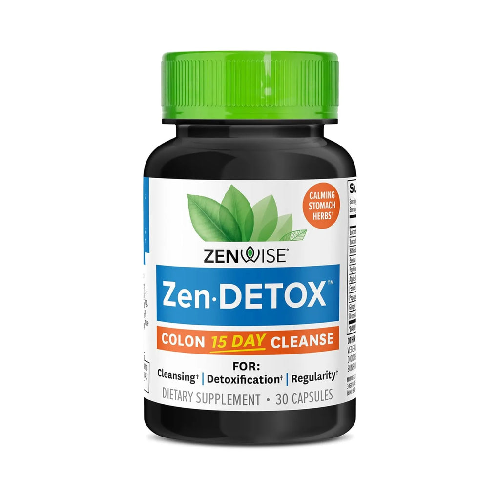 Zenwise zen detox limpieza intestinal 15 dias 30 caps sfn