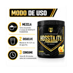 Hosstility Hostile Pre-Workout | Pre Entreno con Citrulina, Beta-Alanina y Cafeína | 30 Servicios | Sabor Orange Fury