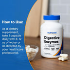 Nutricost Enzimas Digestivas 120 Cápsulas