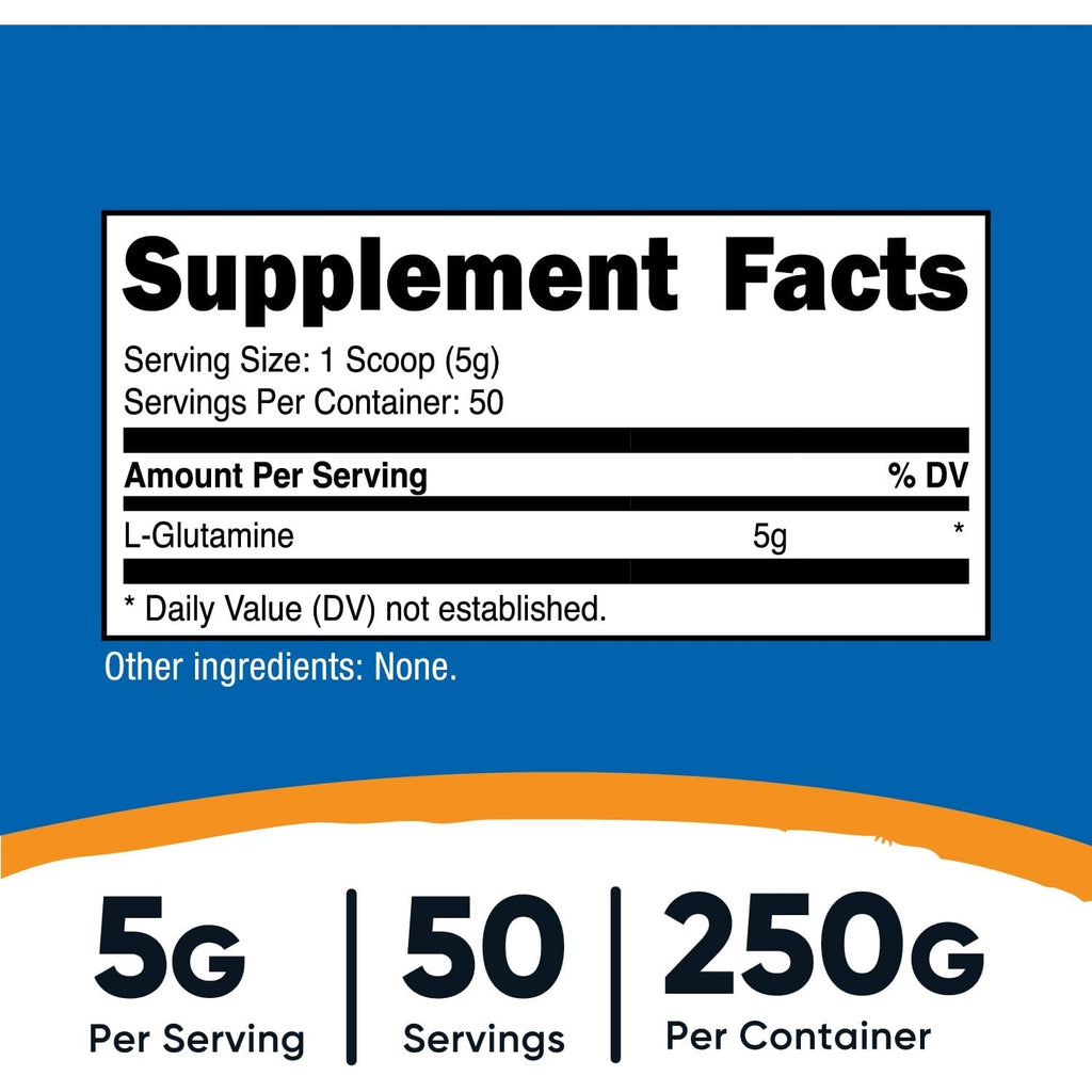 Nutricost L-glutamina en Polvo 300 g