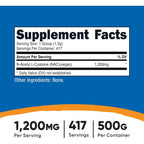 Nutricost NAC N-Acetil L-Cisteína en Polvo 500 g