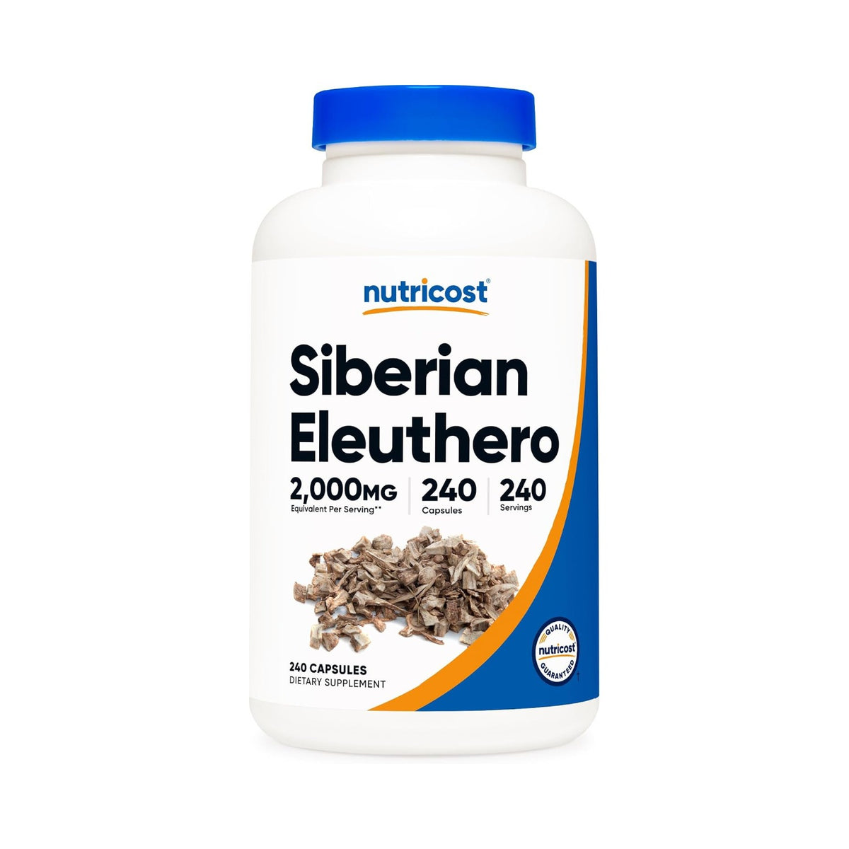 Nutricost Eleuthero Siberiano 500 mg 240 Cápsulas
