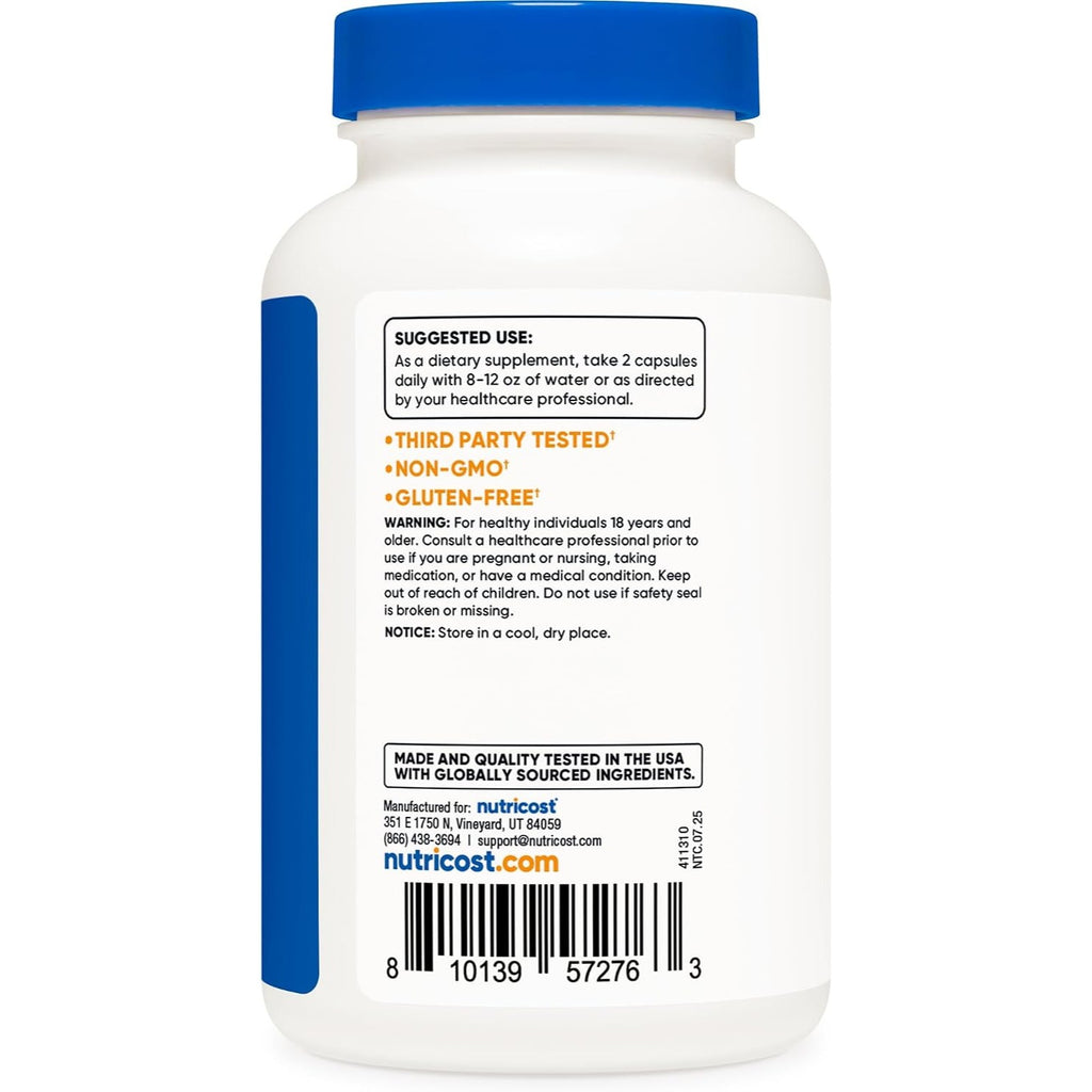 Nutricost Tribulus Terrestris 1500 mg 120 Cápsulas