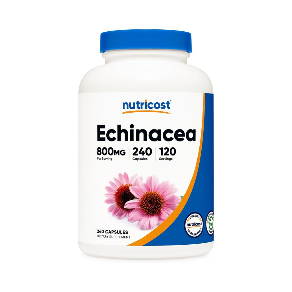 Nutricost Equinácea 800 mg 240 Cápsulas Vegetales