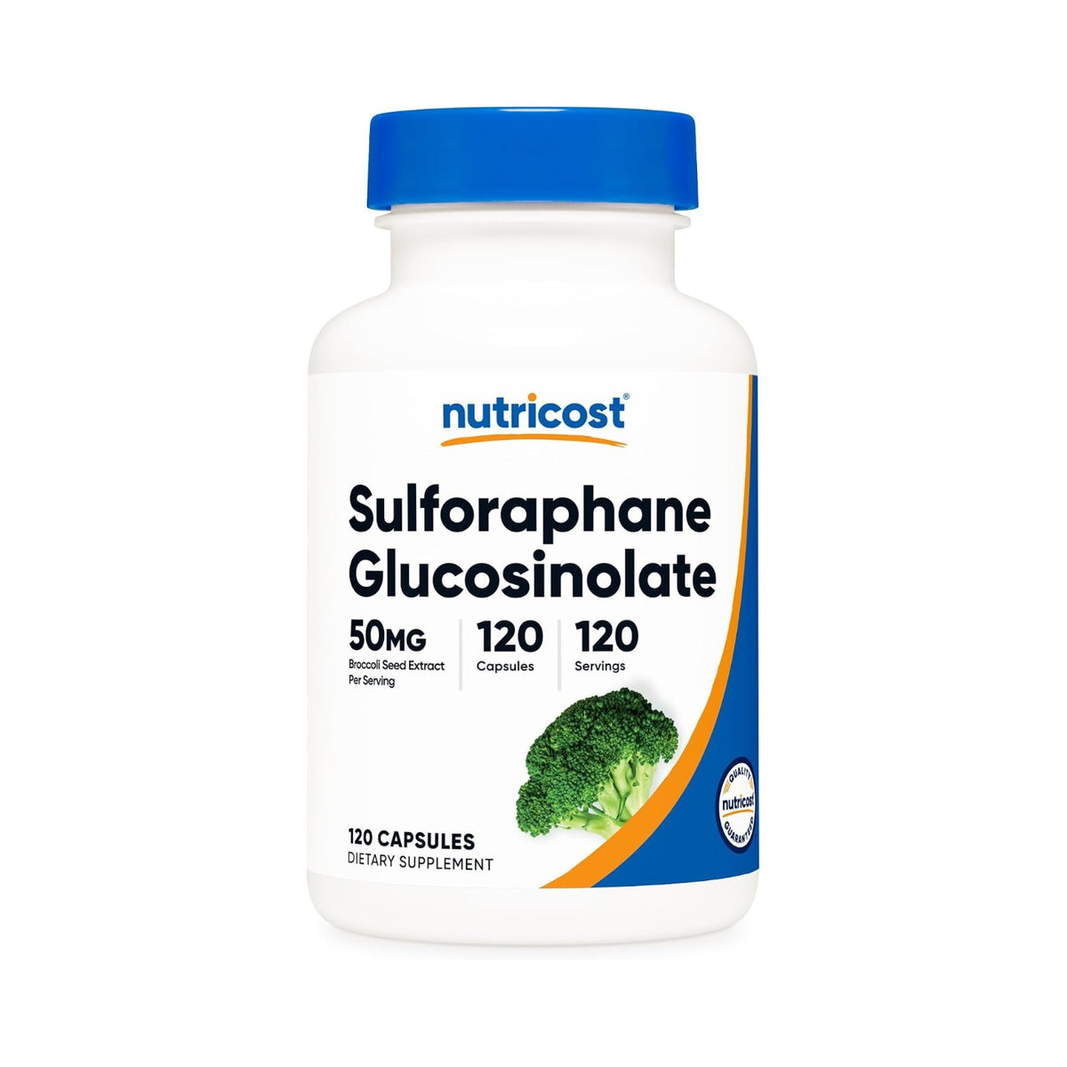 Nutricost Sulforafano Glucosinolato (SGS) 50 mg 120 Cápsulas