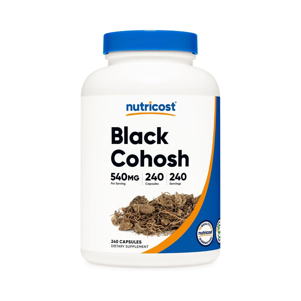 Nutricost Black Cohosh (Cimicífuga) 540 mg 240 Cápsulas Vegetales
