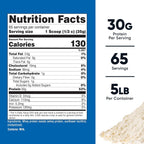 Nutricost Aislado de Proteína de Suero en Polvo 5 lb Sin Sabor