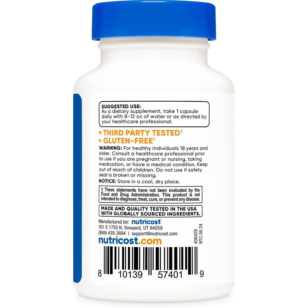 Nutricost KSM-66 600 MG 30 Cápsulas