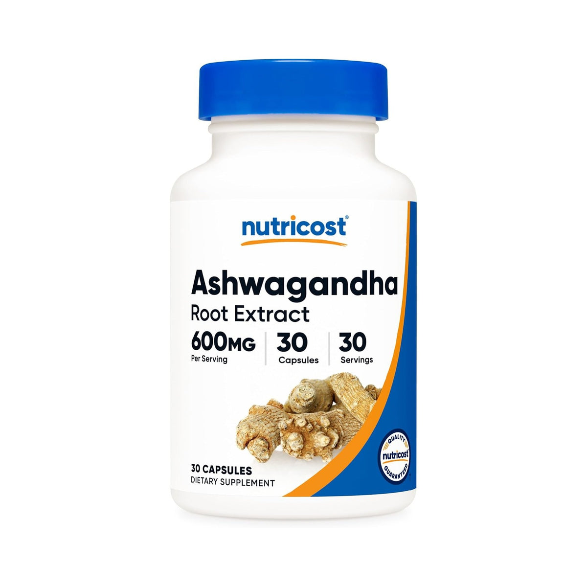 Nutricost Raíz de Ashwagandha 600 mg 30 Cápsulas