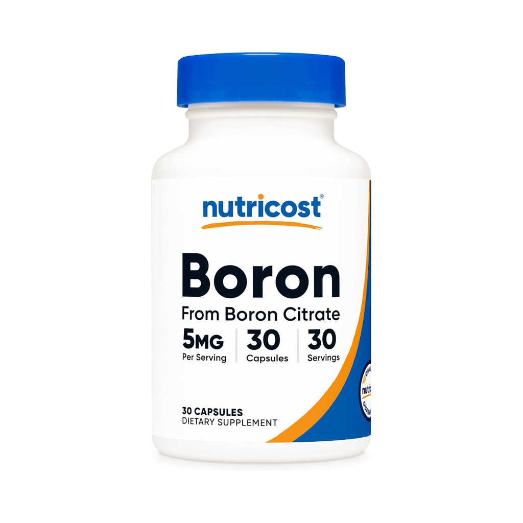 Nutricost Boro 5 mg 30 Cápsulas Vegetales