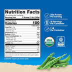 Nutricost Proteína de Chícharo Orgánica en Polvo 1 lb Sin Sabor
