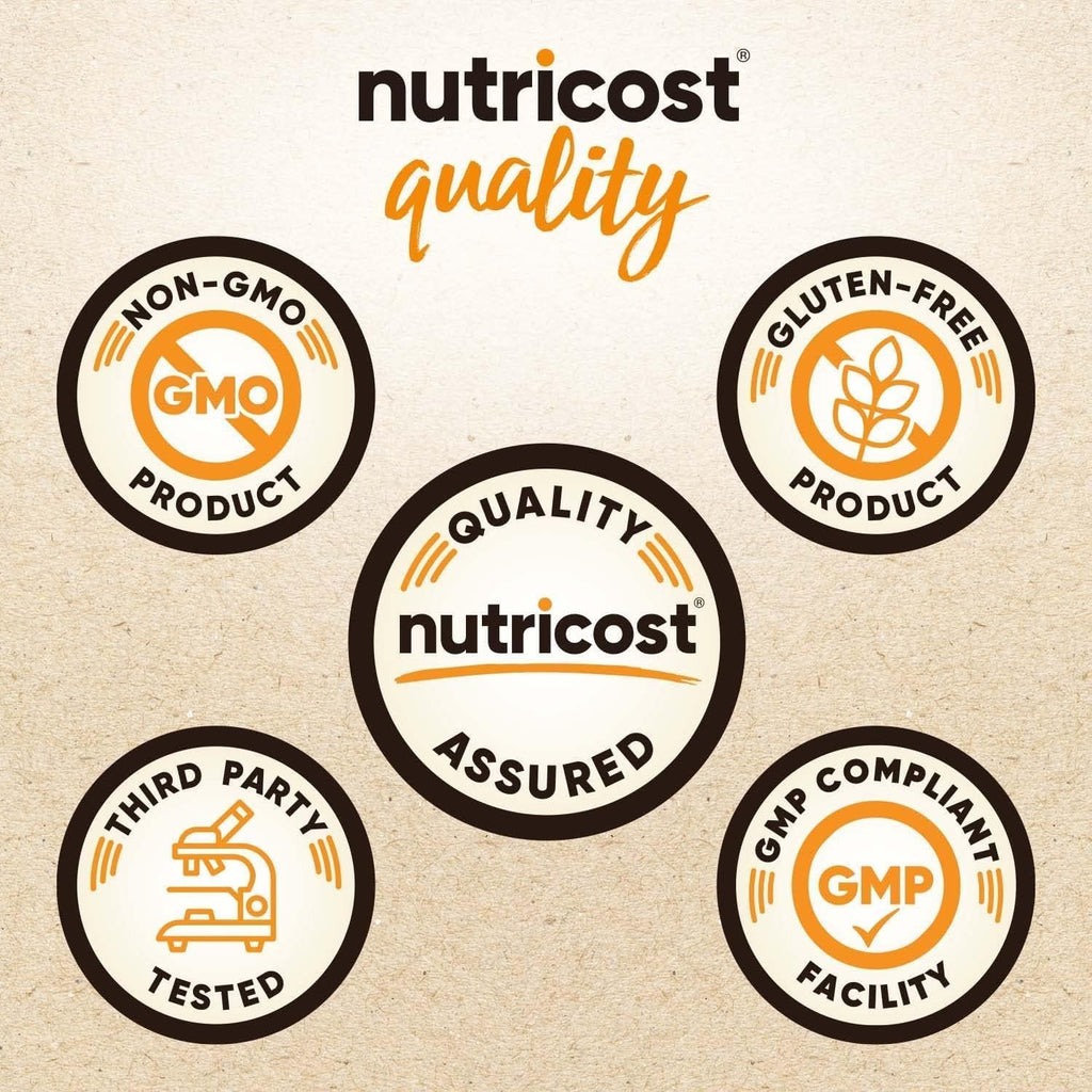 Nutricost Proteína de Chícharo Orgánica en Polvo 1 lb Sin Sabor