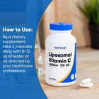Nutricost Vitamina C Liposomal 1500 mg 120 Cápsulas Vegetales