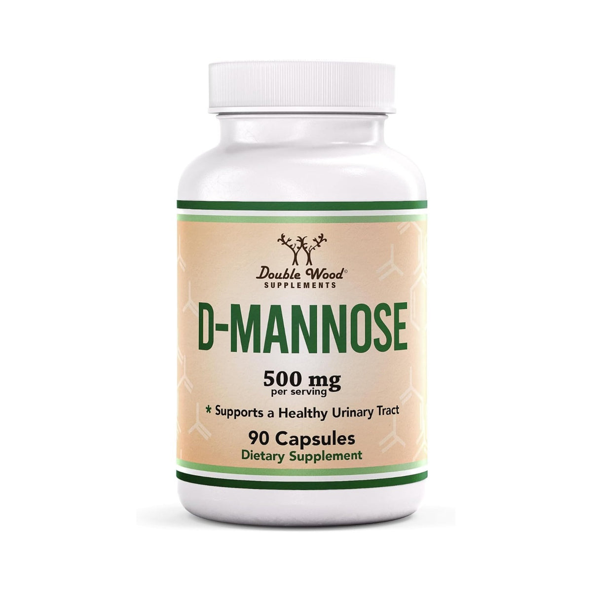 Double Wood D-Manosa 500 mg 90 Cápsulas