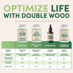 Double Wood Glucosamina 1500 mg y Condroitina 1200 mg Tabletas
