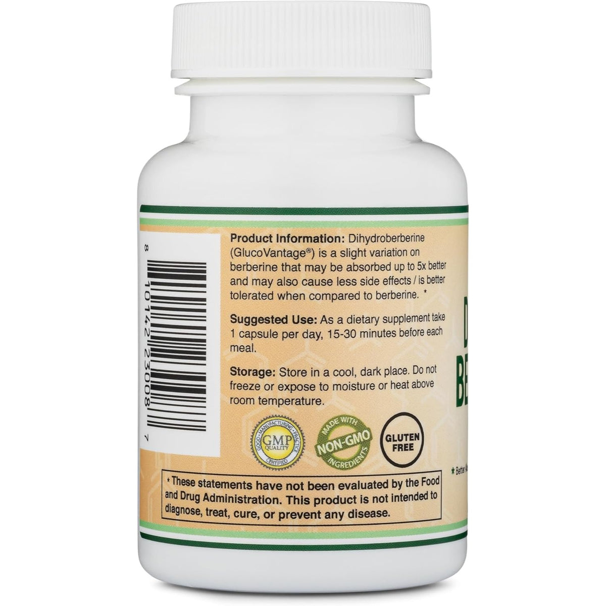 Double Wood Dihidroberberina (GlucoVantage) 100 mg 60 Cápsulas
