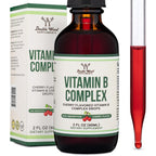 Double Wood Complejo de Vitamina B Líquido 2 fl oz Gotas Sabor Cereza