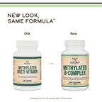 Double Wood Multivitamínico Metilado con TMG y Metilfolato 120 Cápsulas