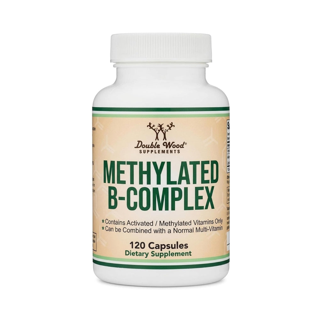 Double Wood Multivitamínico Metilado con TMG y Metilfolato 120 Cápsulas