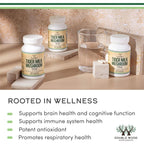 Double Wood Hongo Leche de Tigre (Lignosus) 500 mg 120 Cápsulas
