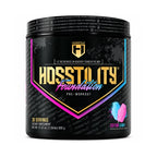 Hosstility Hostile Pre-Workout | Pre Entreno con Citrulina, Beta-Alanina y Cafeína | 30 Servicios | Sabor Cotton Candy