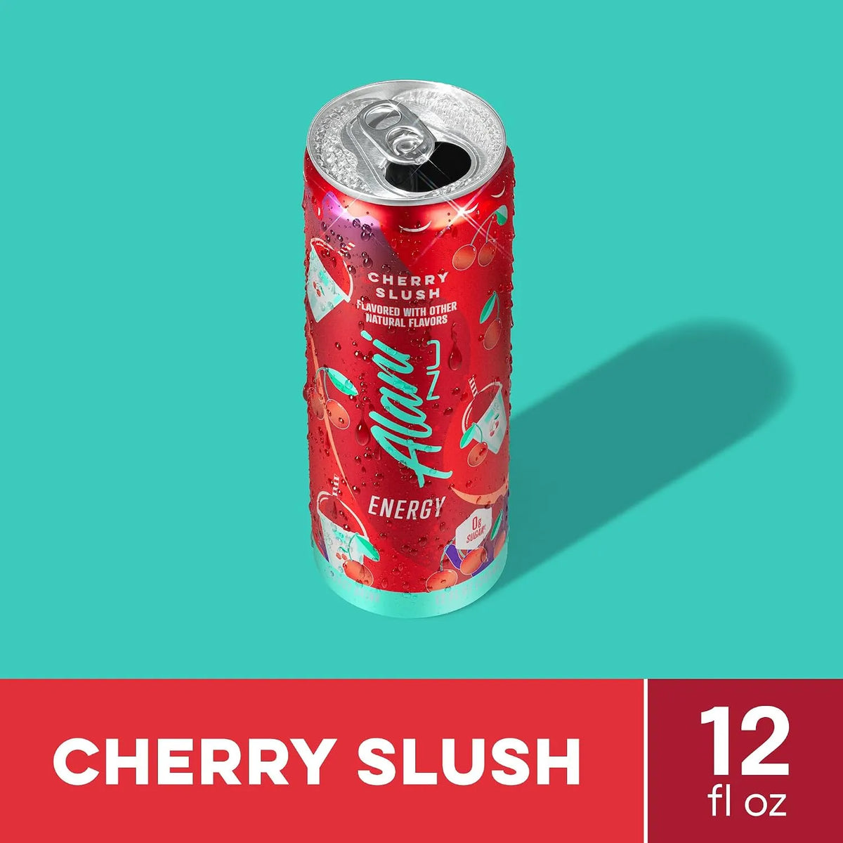 Alani Nu Energy | Bebida Energética con 200 mg de Cafeína | 12 Latas de 355 ml | Sabor Cherry Slush