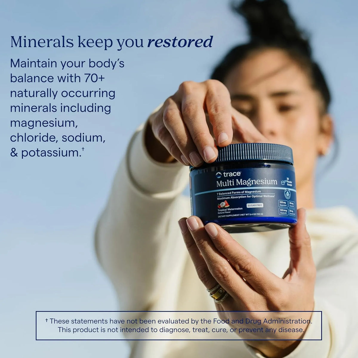 Trace Minerals Multi Magnesium en Polvo 153 g - Sandia Tropical