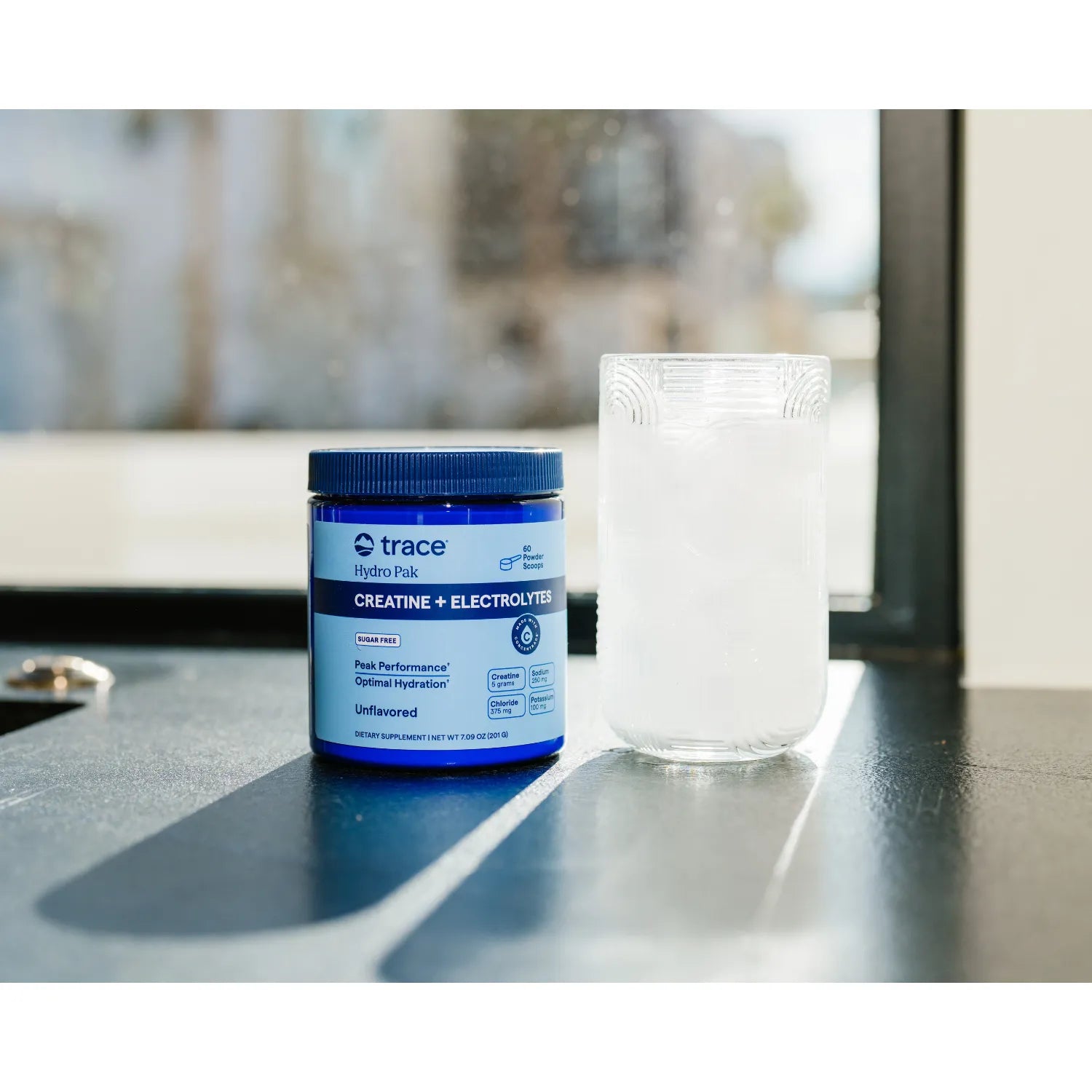 Trace minerals creatine + electrolytes canister 201 grs unflavored
