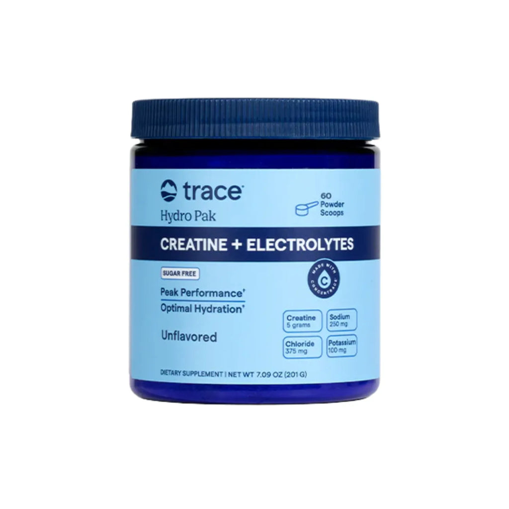 Trace minerals creatine + electrolytes canister 201 grs unflavored