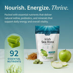 Snap Supplements Irish Sea Moss 60 Tabletas Masticables Manzana Verde
