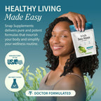 Snap Supplements Irish Sea Moss 60 Tabletas Masticables Manzana Verde