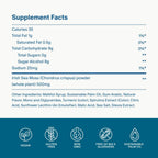 Snap Supplements Irish Sea Moss 60 Tabletas Masticables Manzana Verde
