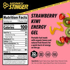 Honey Stinger Energy Gel Plus, Con Cafeína 32mg 24pz/31g Sfn STRAWBERRY KIWI