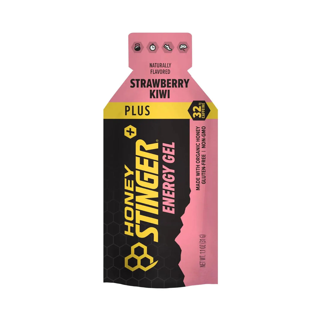 Honey Stinger Energy Gel Plus, Con Cafeína 32mg 24pz/31g Sfn STRAWBERRY KIWI