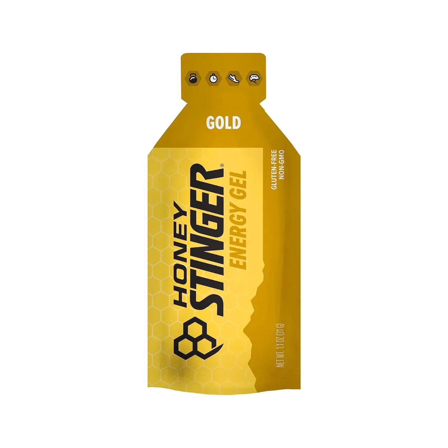 Honey Stinger Energy Gel, Miel Y Electrolitos 24pz/31gr Sfn gold classic