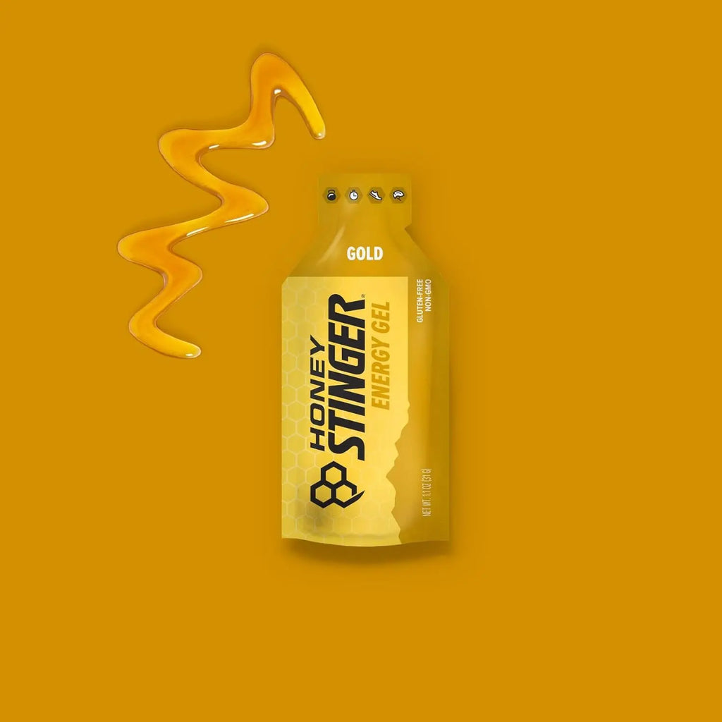 Honey Stinger Energy Gel, Miel Y Electrolitos 24pz/31gr Sfn gold classic