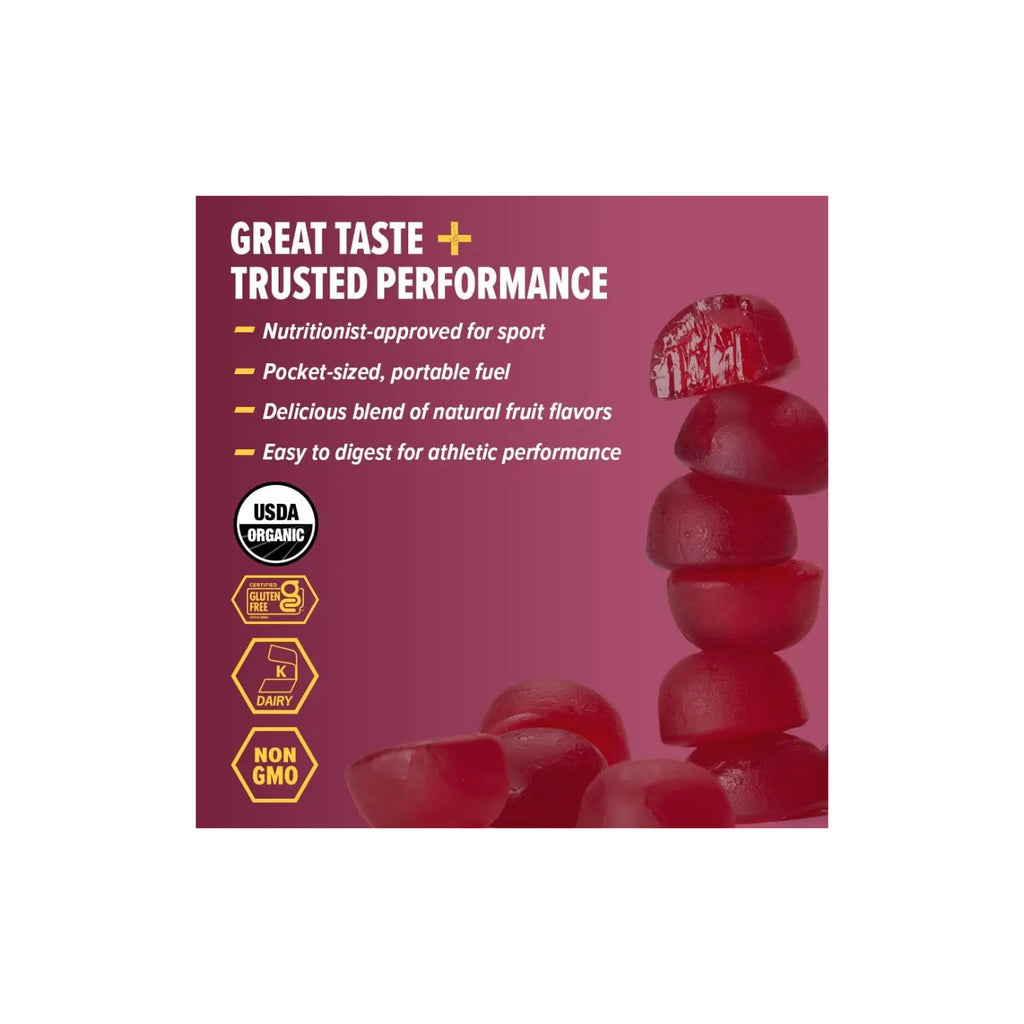 Honey Stinger Gomitas Energéticas 12 Pack Sfn granada maracuya / pomegranate passionfruit