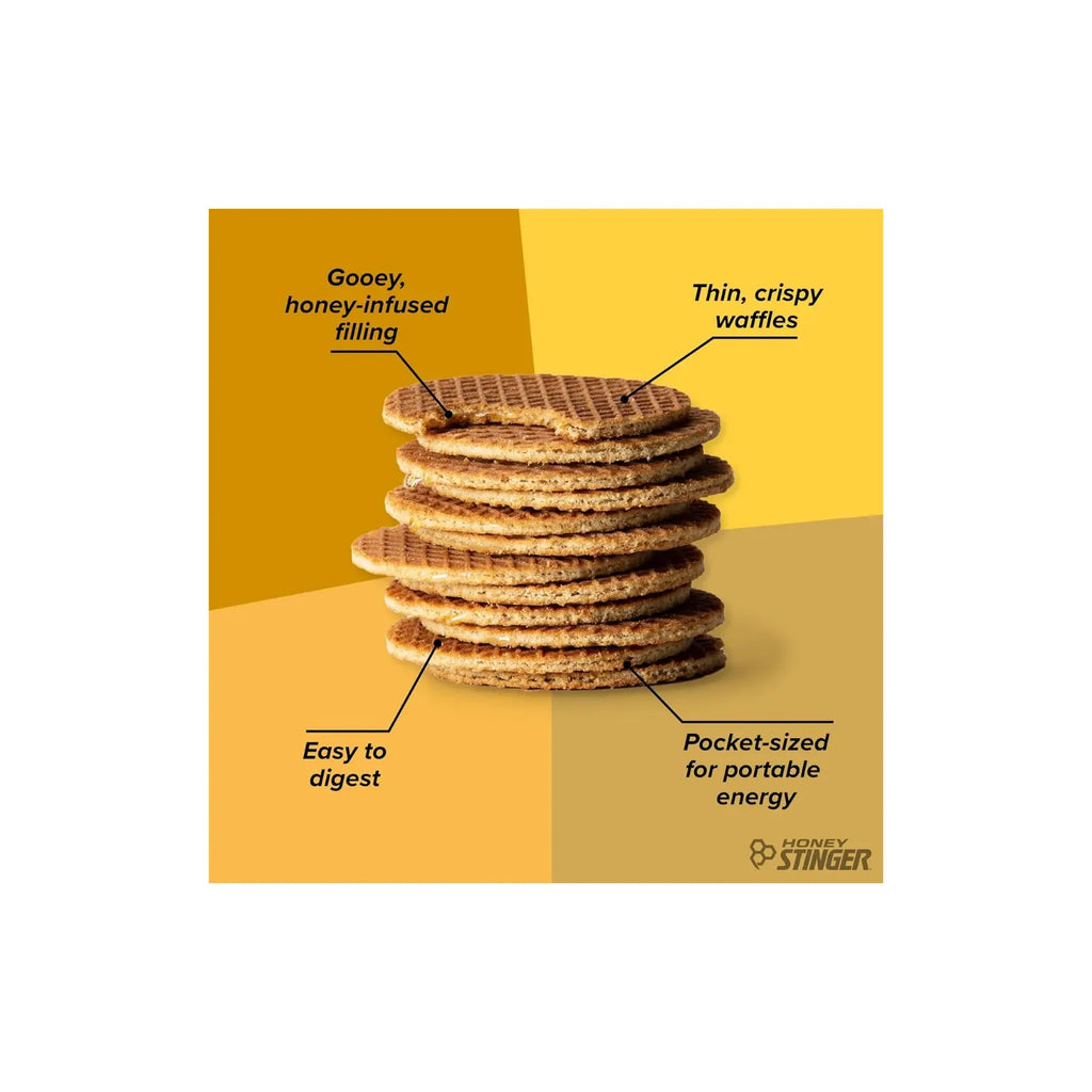 Honey Stinger Waffle Energy Organic C/12 Pzas 28.5gr Sfn miel/honey