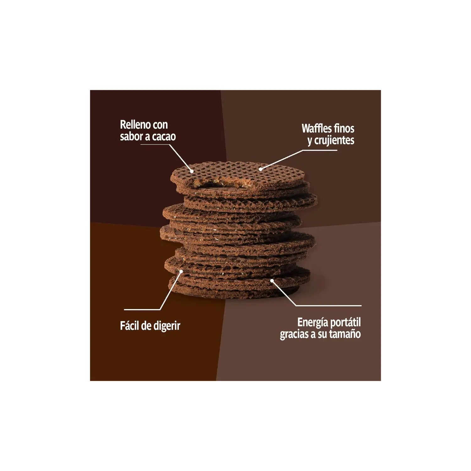 Honey Stinger Waffle Energy Organic C/12 Pzas 28.5gr Sfn Chocolate