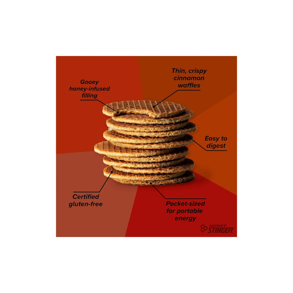 Honey Stinger Waffle Energy Organic C/12 Pzas 28.5gr Sfn CANELA