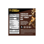 Honey stinger barra energetica de avena y miel 12 barras sfn chocolate chocolate chip