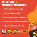 Honey Stinger Energy Gel, Miel Y Electrolitos, Con Cafeina 6 pz Strawberry Kiwi