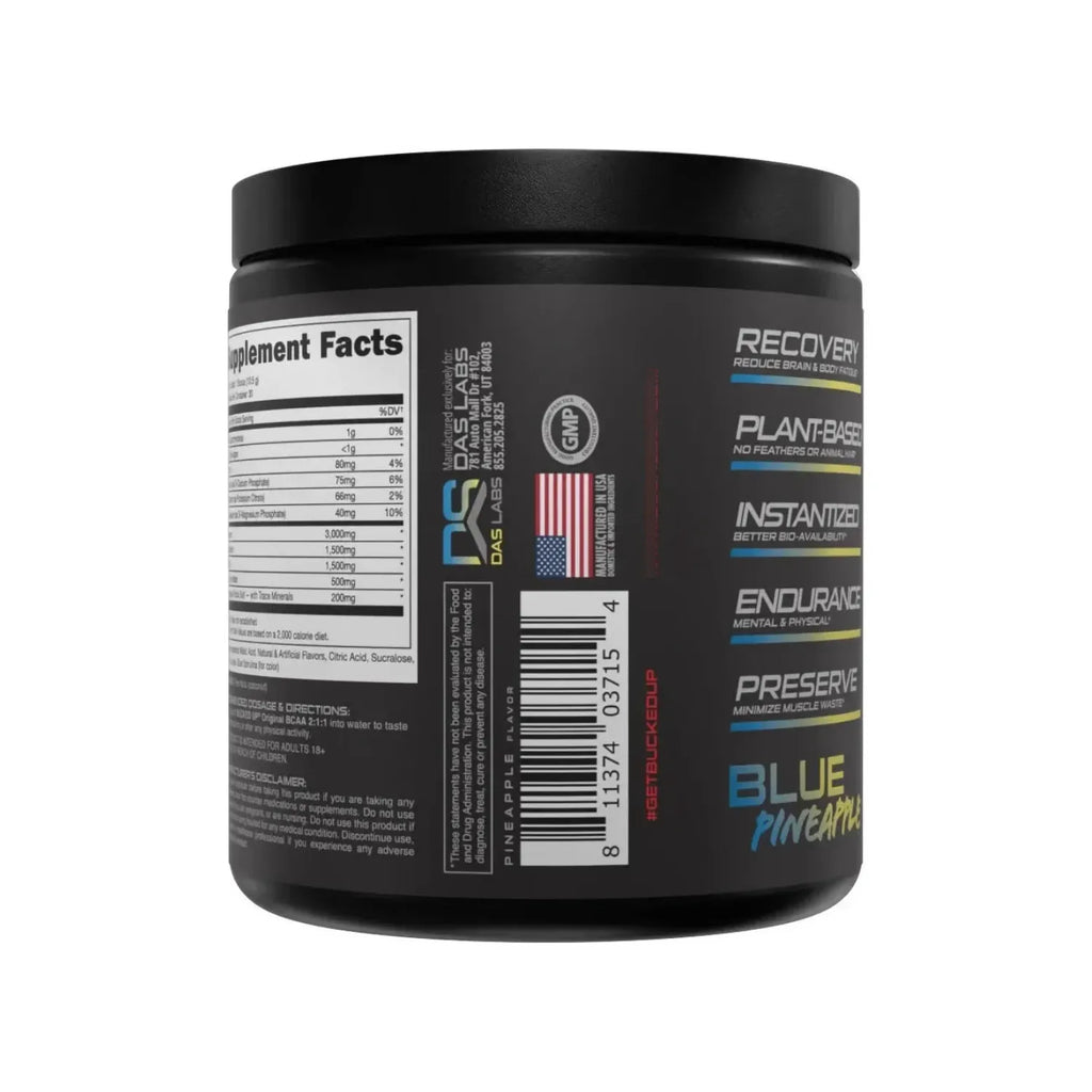 Bucked up original BCAA aminoacidos 2:1:1 315 grs Blue pineapple