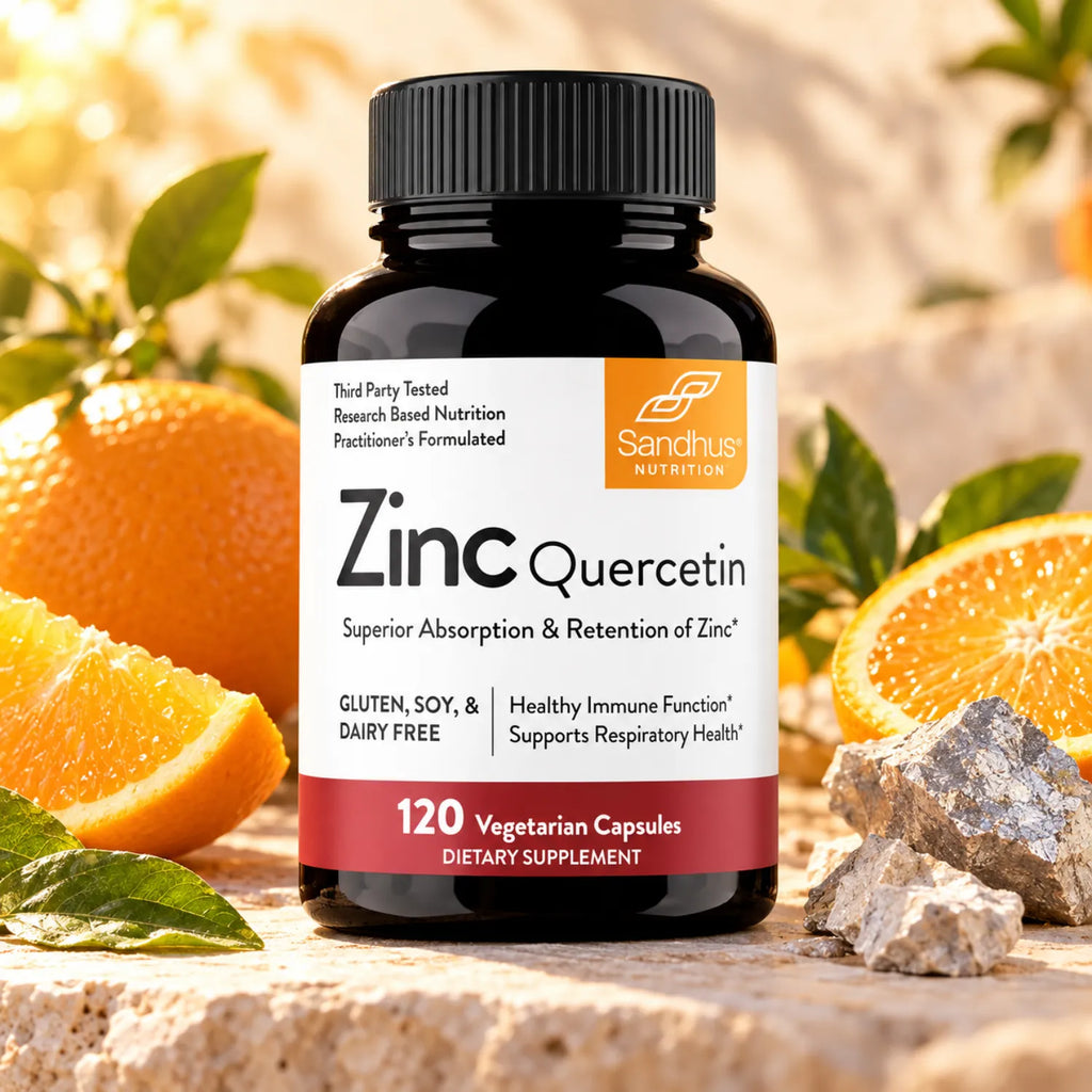 Sandhus Zinc Quercetin, Zinc Quercetina 120 Capsulas