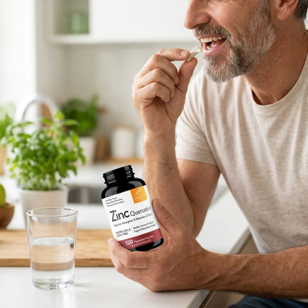 Sandhus Zinc Quercetin, Zinc Quercetina 120 Capsulas