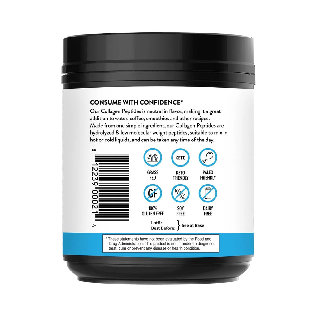Sandhus Collagen Peptides, Péptidos De Colágeno 454g