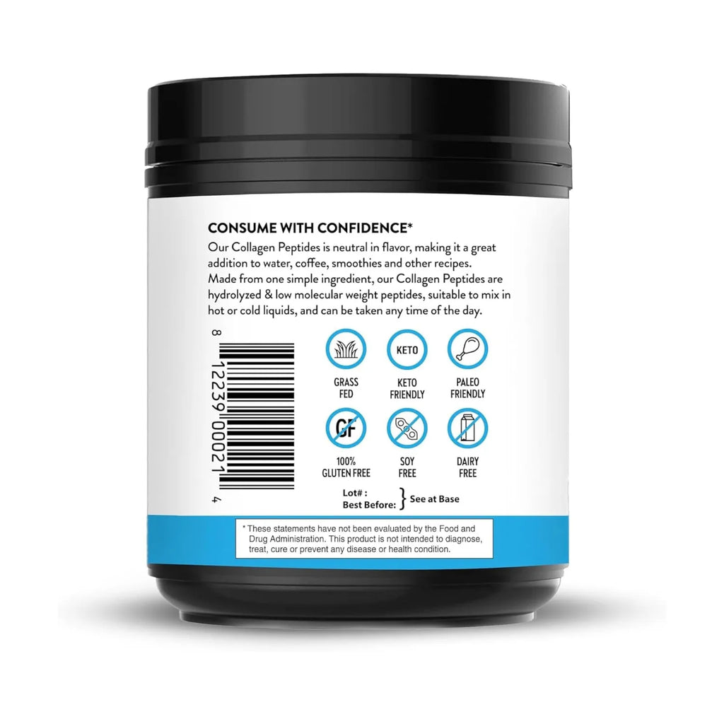 Sandhus Collagen Peptides, Péptidos De Colágeno 454g