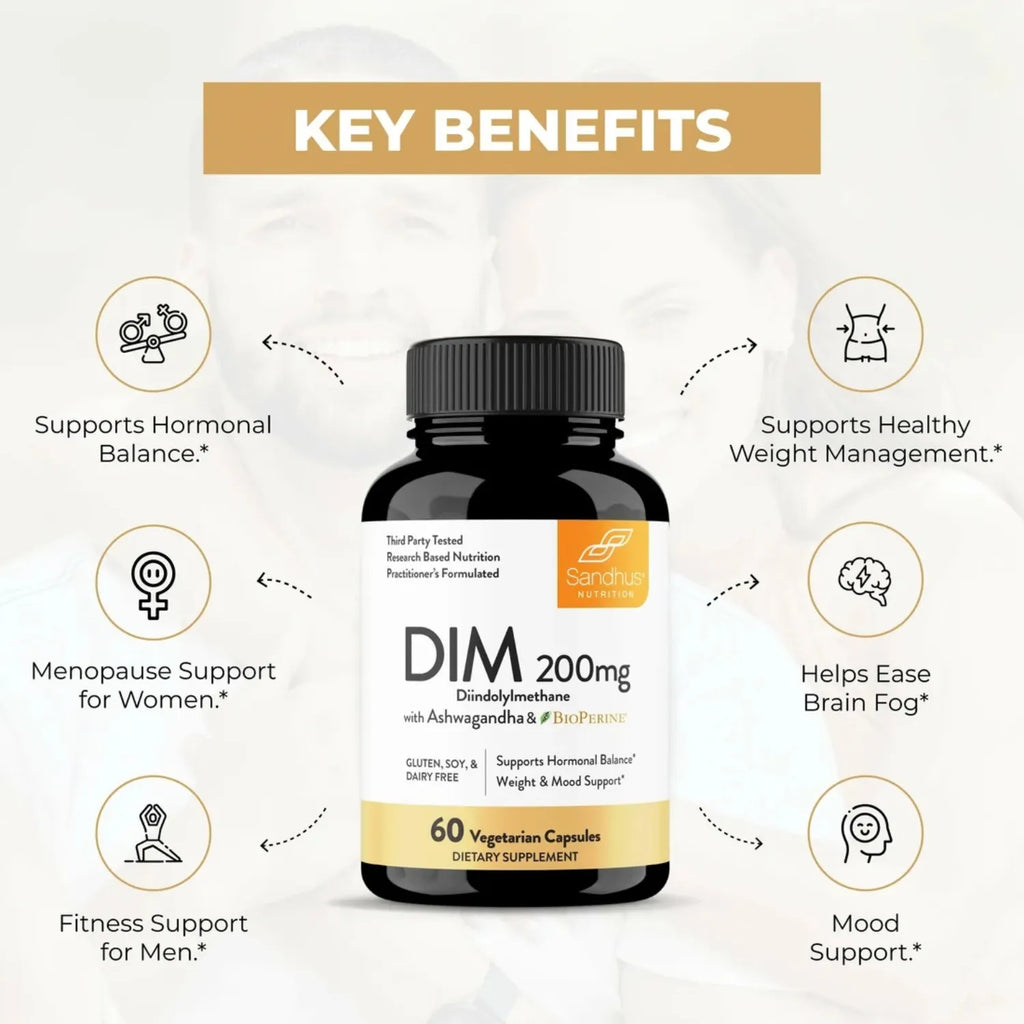 Sandhus Dim Balance Hormona Con 60 Capsulas 200mg